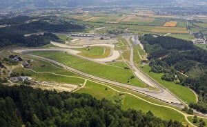 Hungary Photo Mug Collection: Ariel View, Red Bull Ring, Spielberg, Austria, Hungary, 24 July 2013