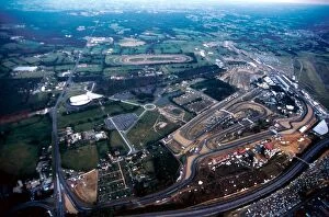 France Pillow Collection: Le Mans 24 Hour Race: An aerial view of the legendary Le Mans circuit