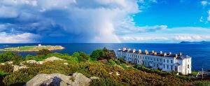 Waterfronts Collection: Dalkey Island With Rainbow, Dublin, Ireland
