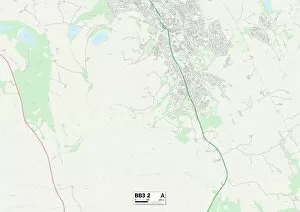 Bolton Collection: Blackburn with Darwen BB3 2 Map