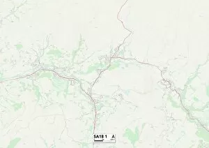 Chapel Street Collection: Carmarthenshire SA18 1 Map