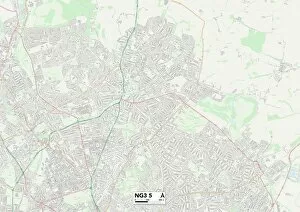 Park Close Collection: Gedling NG3 5 Map