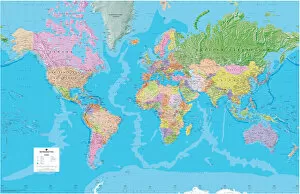 Politics Collection: Giant World Map