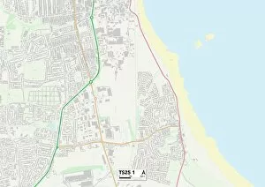 Hatfield Close Collection: Hartlepool TS25 1 Map