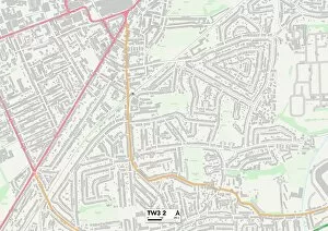 Park Close Collection: Hounslow TW3 2 Map