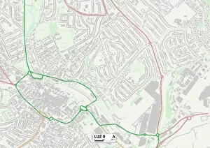 Durham Road Collection: Luton LU2 0 Map