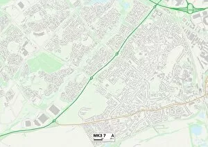 Kennet Collection: Milton Keynes MK3 7 Map