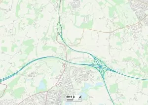 Devon Road Collection: Reigate and Banstead RH1 3 Map