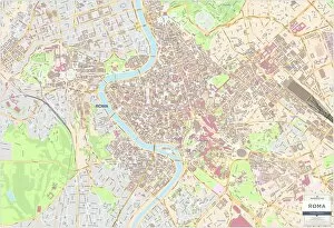 Street Map Collection: Rome City Centre Street Map