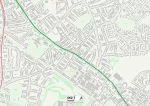 Westwood Road Collection: Stockport SK2 7 Map