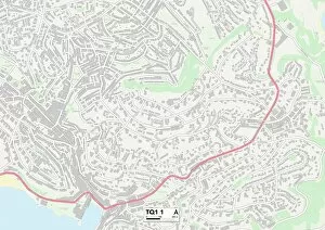 Belmont Road Collection: Torbay TQ1 1 Map