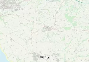 Downs View Collection: Vale of Glamorgan CF71 7 Map