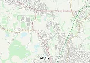 Laburnum Grove Collection: Wigan WN7 5 Map
