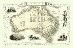 Australia Pillow Collection: Australia 1851