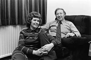 Arthur Spooner Collection: Arthur Scargill and his wife Anne at home near Barnsley, Yorkshire. 19th November 1980