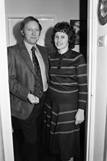 Arthur Spooner Mouse Mat Collection: Arthur Scargill and his wife Anne at home near Barnsley, Yorkshire. 19th November 1980