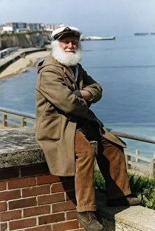 Related Images Premium Framed Print Collection: Buster Merryfield Actor Who Plays Uncle Albert In The Tv Programme Only Fools And Horses