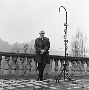Clifton Suspension Bridge Collection: Cary Grant, actor, (real name Archibald Alexander Leach) pictured on his 68th birthday