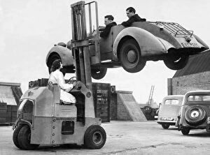 Related Images Collection: The Coventry Climax Engines ET199 the first British-produced forklift truck