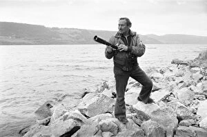 Photographer Collection: Frank Searle a photographer who studied the disputed existence of the Loch Ness Monster