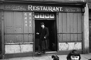 Inner Boroughs Collection: General views of the residents of Limehouse Chinatown, East London