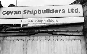 Glasgow Metal Print Collection: Govan Shipbuilders Ltd was a British shipbuilding company based on the River Clyde at