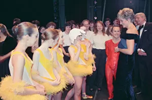 Dance Collection: HRH The Princess of Wales, Princess Diana, attends Carnival of the Birds for