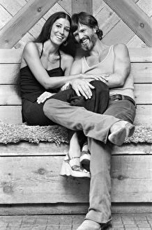 Rita Canvas Print Collection: Kris Kristofferson and his wife Rita Coolidge during rehearsals for their super show in