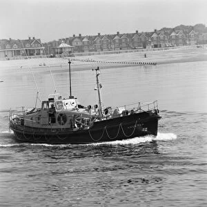Emergency Services Metal Print Collection: The former Longhope lifeboat T. G. B ON962, seen here leaving Littlehampton