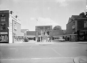 Forecourt Collection: Norman Reeves showroom and garage, High Street, Uxbridge, Circa 1960