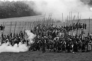 Kineton Photographic Print Collection: The Sealed Knot Society re-enactment of the Battle of Edgehill at Kineton, Warwickshire