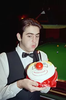 Candle Collection: Snooker player Ronnie O Sullivan, pictured the day before his 16th birthday