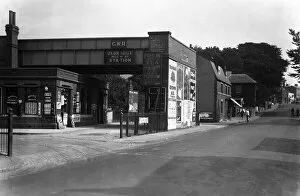 Hillingdon Collection: Uxbridge, High Street station, caf? under the railway bridge