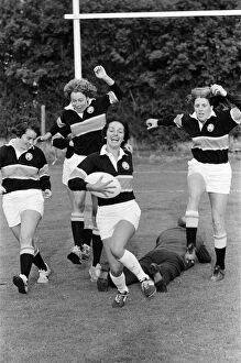 1979 Collection: US womens rugby players, who are on the Midwest women