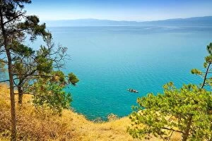 North Macedonia Metal Print Collection: Ohrid Lake, Republic of Macedonia, Balkans