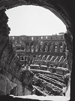 Rome Canvas Print Collection: Interior of the Colosseum