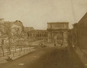 Rome Framed Print Collection: View of Arch of Titus, Rome