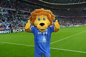 Football Collection: Stamford the Lion at the FC Bayern Munich vs Chelsea FC UEFA Champions League Final, Munich